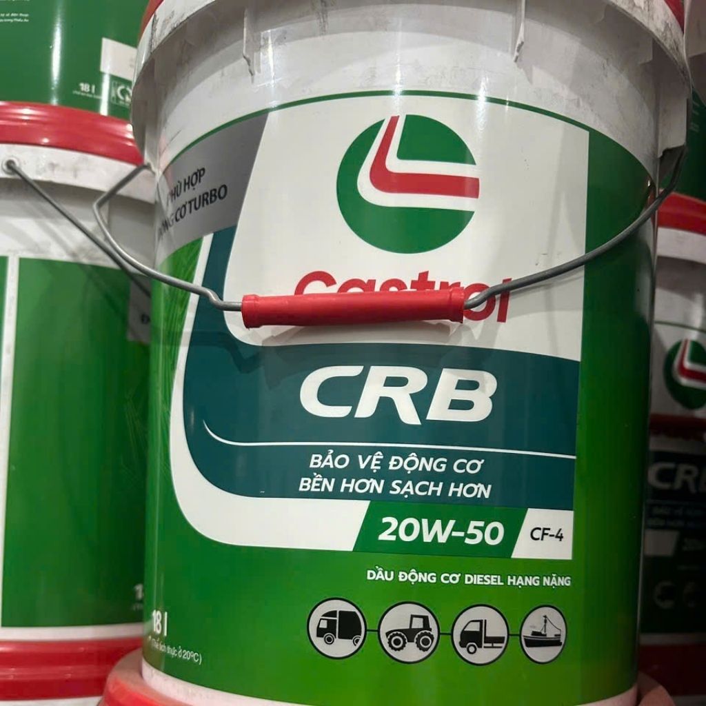 Dầu Động Cơ Diesel Hạng Nặng Castrol CRB Turbomax 20W-50 CF-4
